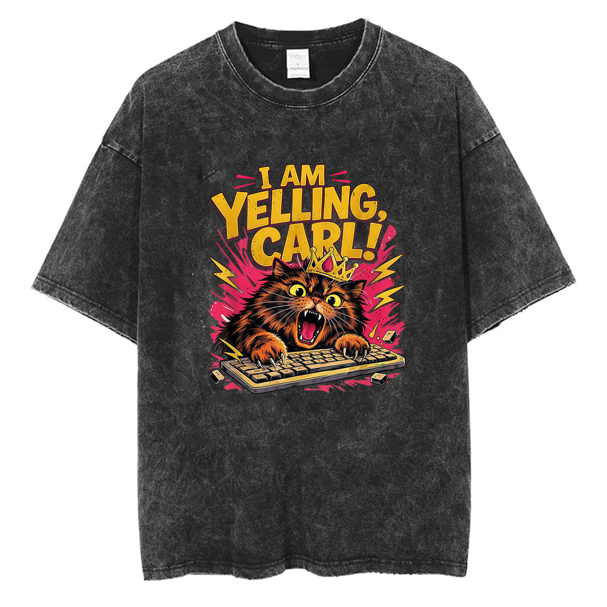 Retro Gaming T Shirt - Camiseta Vintage Lavada I Am Yelling