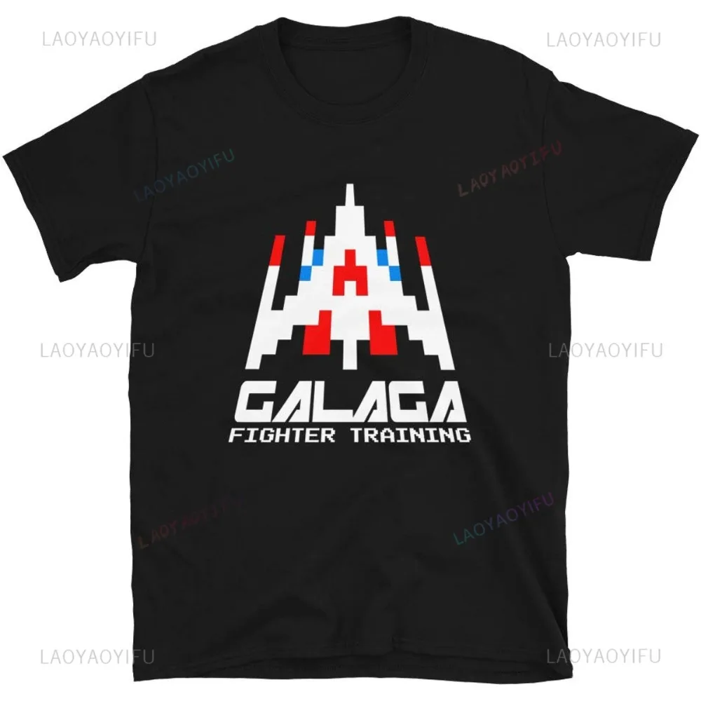 Retro Gaming T Shirt - Arcade Galaga-camiseta vintage masculina, videogame, jogo