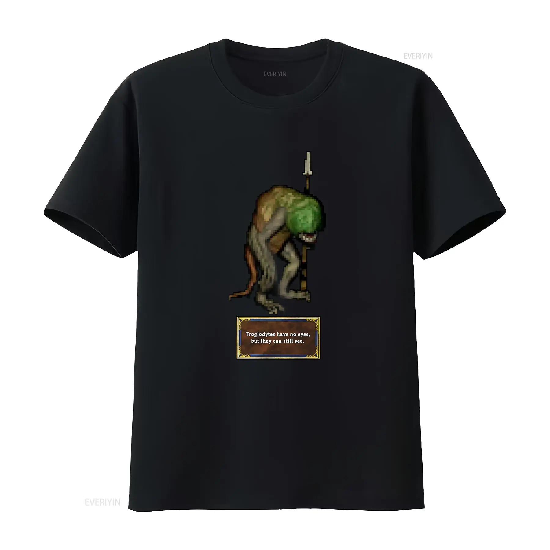 Retro Gaming T Shirt - Camiseta Vintage Troglodyte Heroes of Might