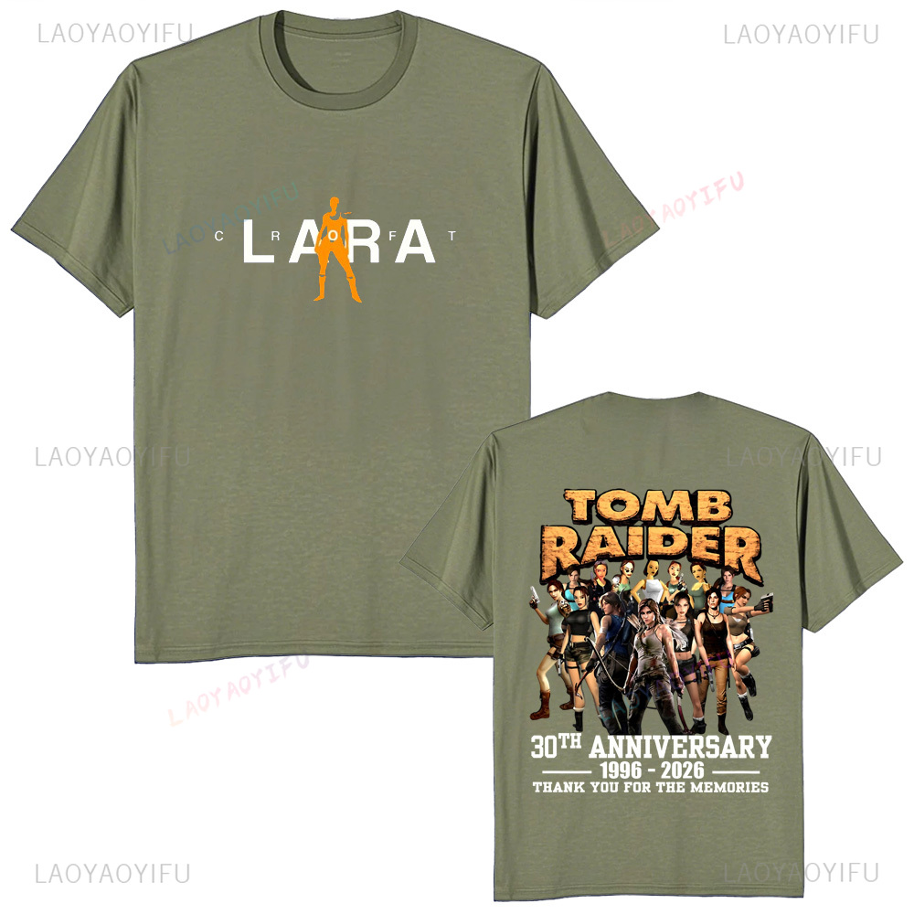 Tomb raider 30th aniversário u - Retro Gaming T Shirt avaliação e preço