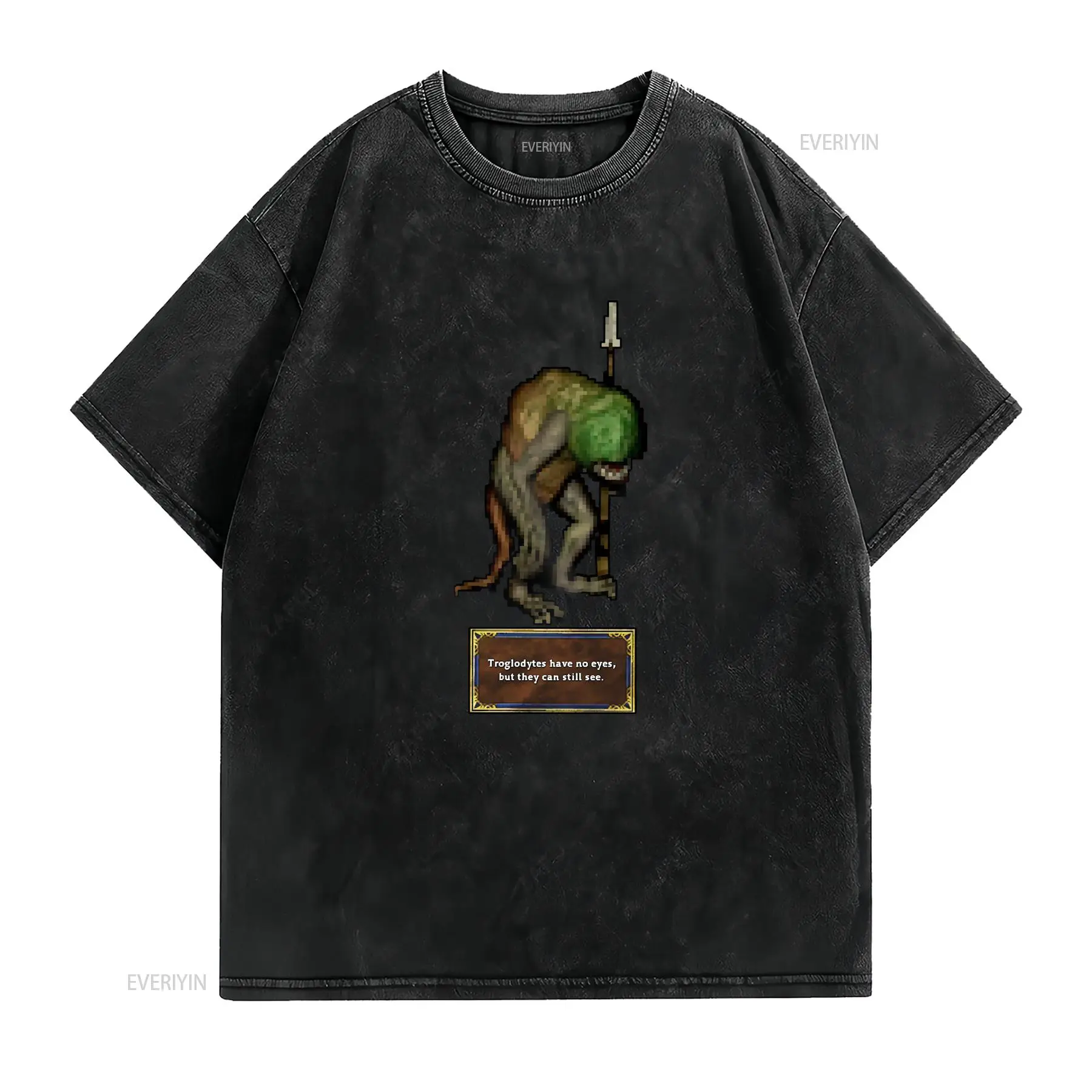 Camiseta Vintage Troglodyte He - Retro Gaming T Shirt avaliação e preço