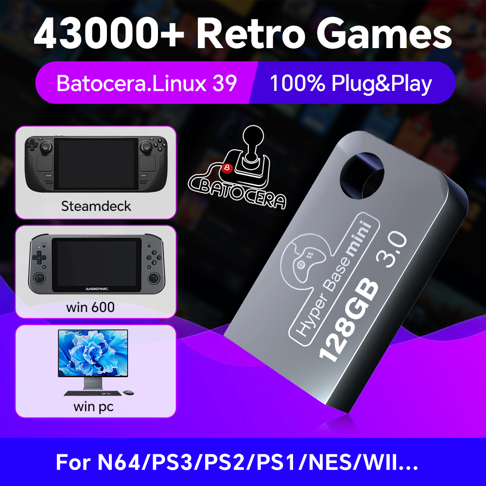 Batocera 128g usb flash drive  - Retro Gaming N64 avaliação e preço